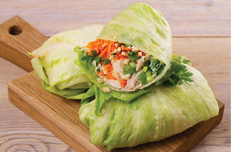 THAI CHICKEN LETTUCE WRAPS