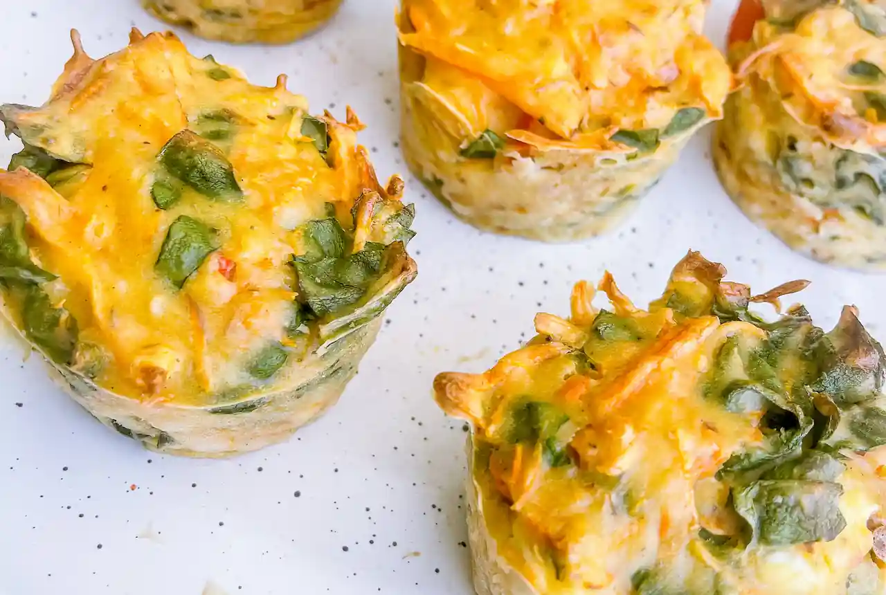 Savoury Spinach and Feta Muffins Recipe | The Lady Shake Blog