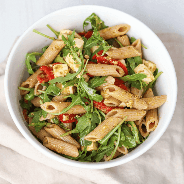 Pesto Protein Pasta Salad