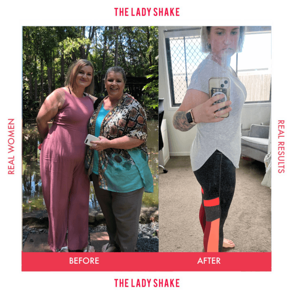 Sophie lost 24kgs with The Lady Shake