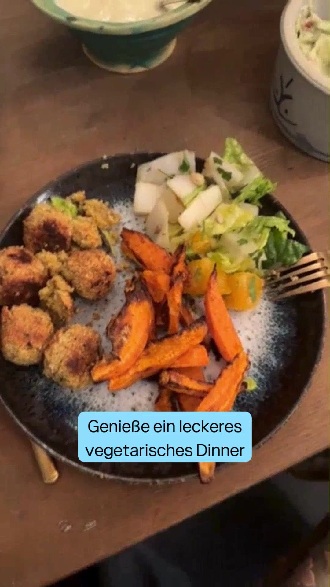 Vorschau der Challenge 🥕 Iss ein veganes Abendessen