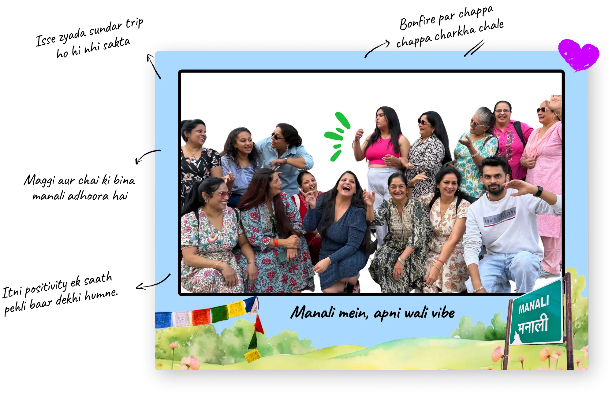 Manali trip album cover
