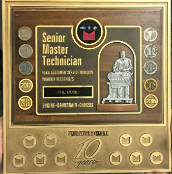 10 Year Senior Master Technician