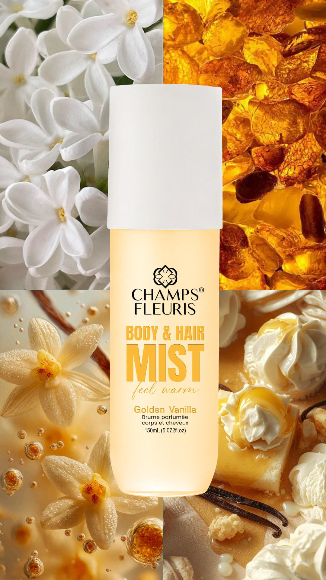 Golden Vanilla Body & Hair Mist