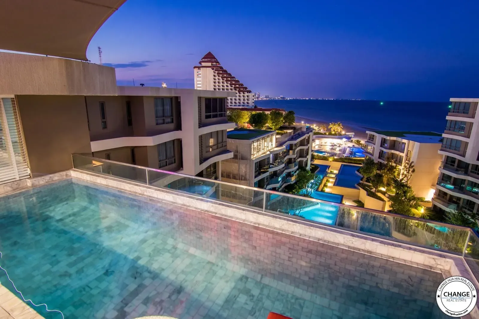 Stunning Beach Front Penthouse with Private Pool