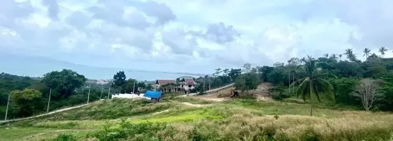 6800Sqm.Bophut Hills 4 Rai 1 Ngan Partial Sea View Land