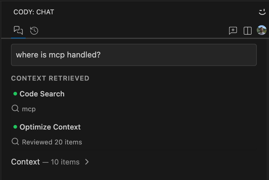 Agentic context gathering