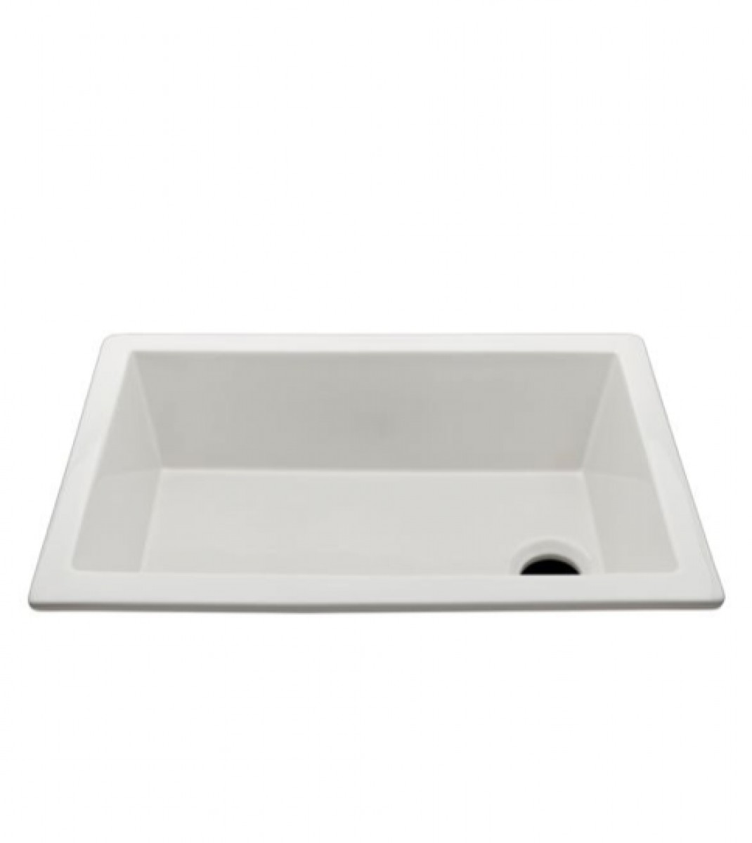 Clayburn 22 3/4" x 14 3/4" x 8 7/8" Fireclay Bar Sink with End Drain