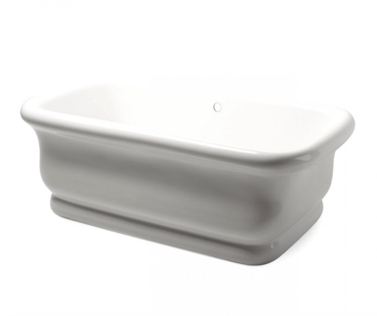 Empire 59" x 34 1/2" x 24" Freestanding Rectangular Bathtub