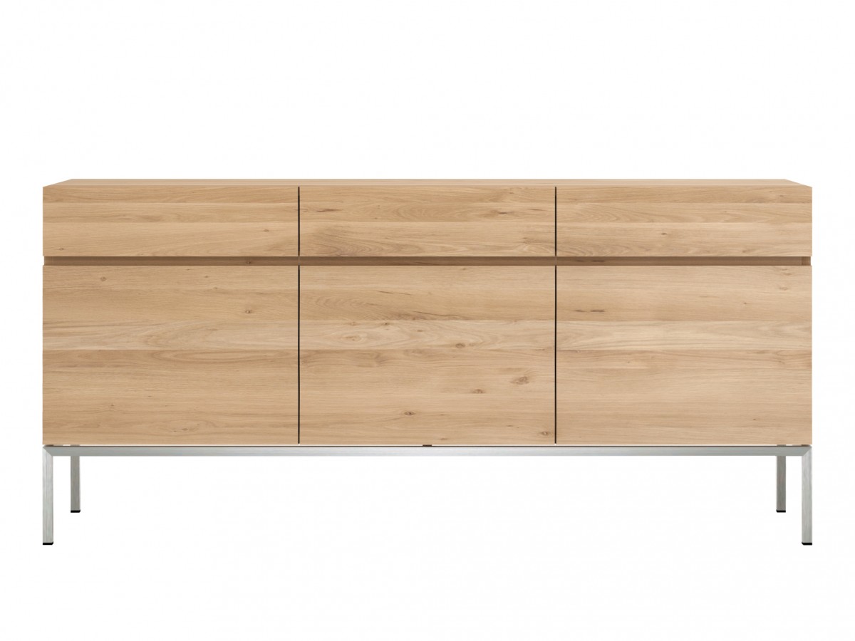 Oak Ligna Sideboard - 3 Doors - 3 Drawers