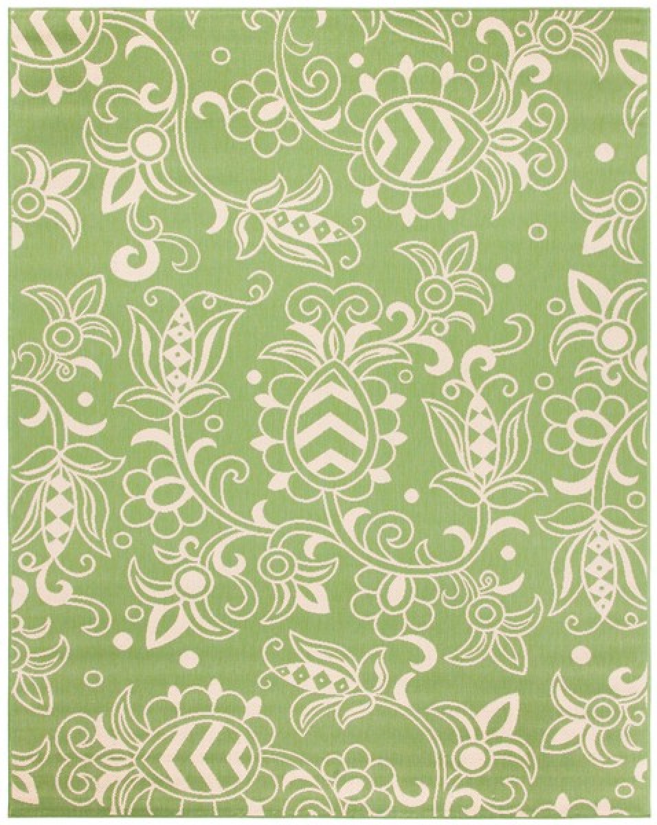 Beach House Rug - BHS246Y Green / Beige