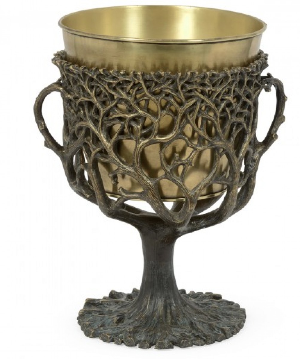 Light Dark Bronze Tree Planter