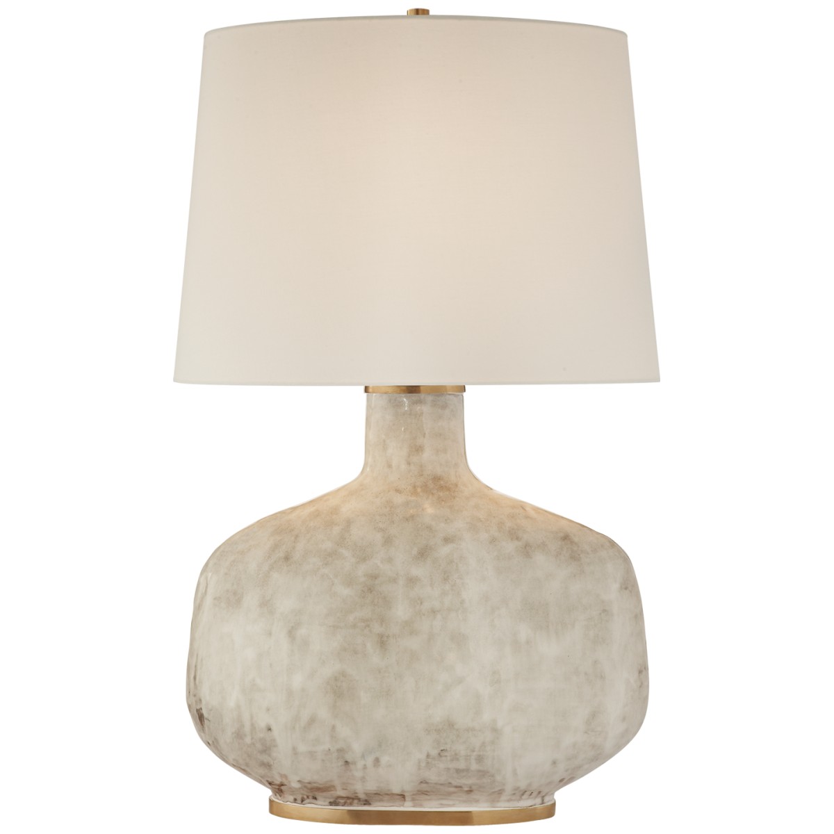 Beton Large Table Lamp with Linen Shade