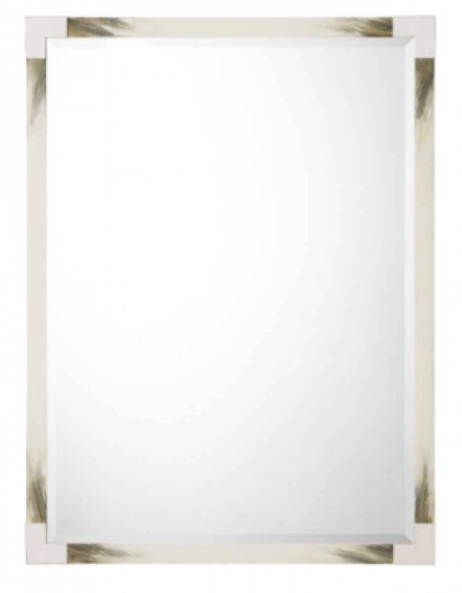 Cutting Edge Wall Mirror (Longhorn White) | Highlight image