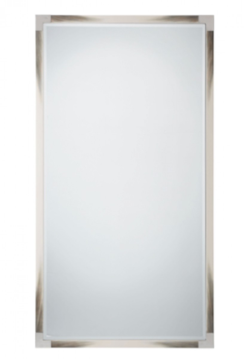 Cutting Edge Floor Mirror (Longhorn White)