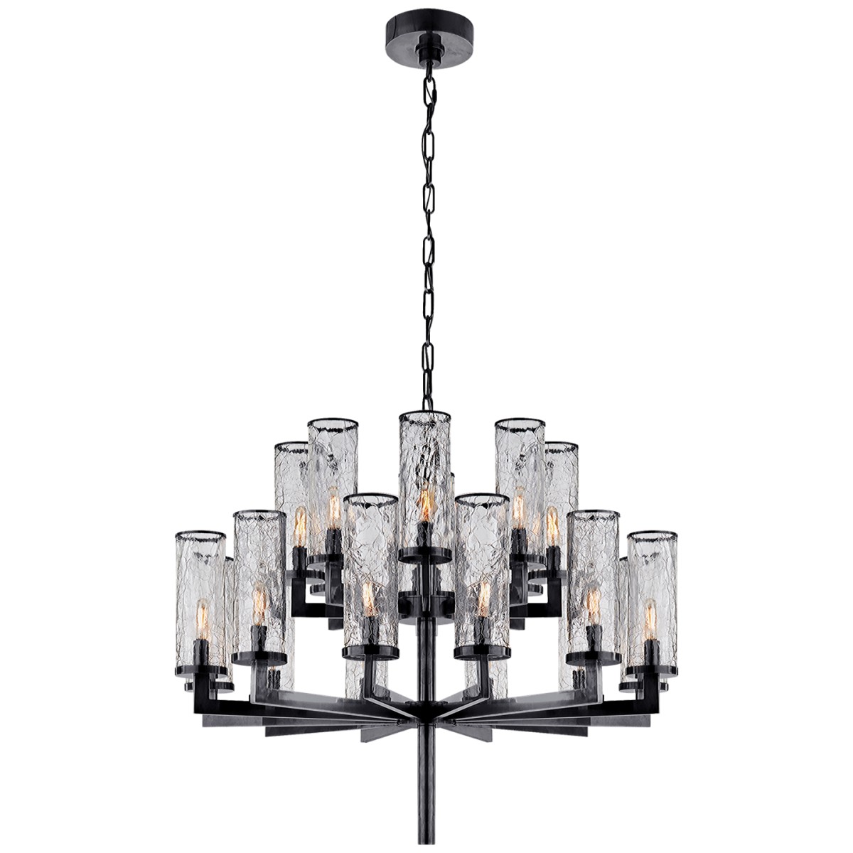 Visual Comfort Lighting, Liaison Double Tier Chandelier