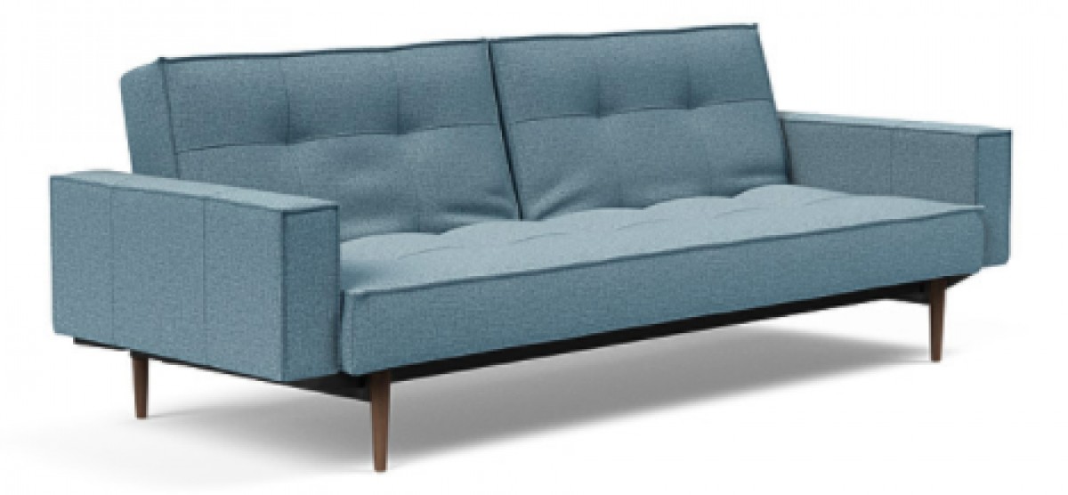 Splitback Styletto Sofa Bed with Arms