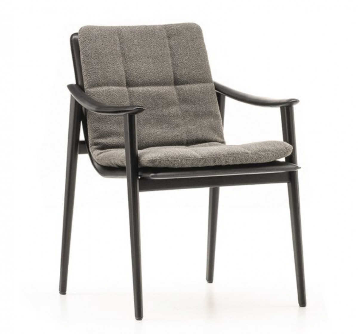 Fynn Saddle-Hide Dining Little Armchair with Padded Cushion, Minotti