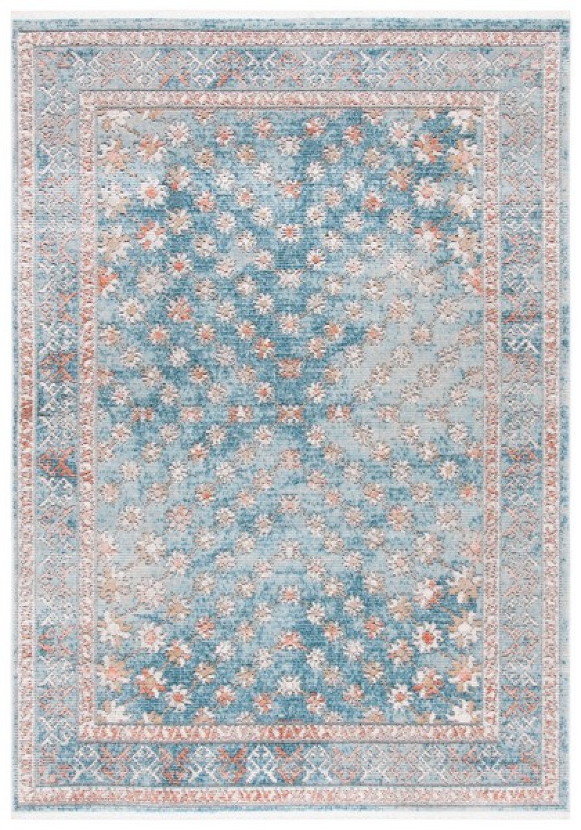 Shivan Rug - SHV729M Blue / Rose