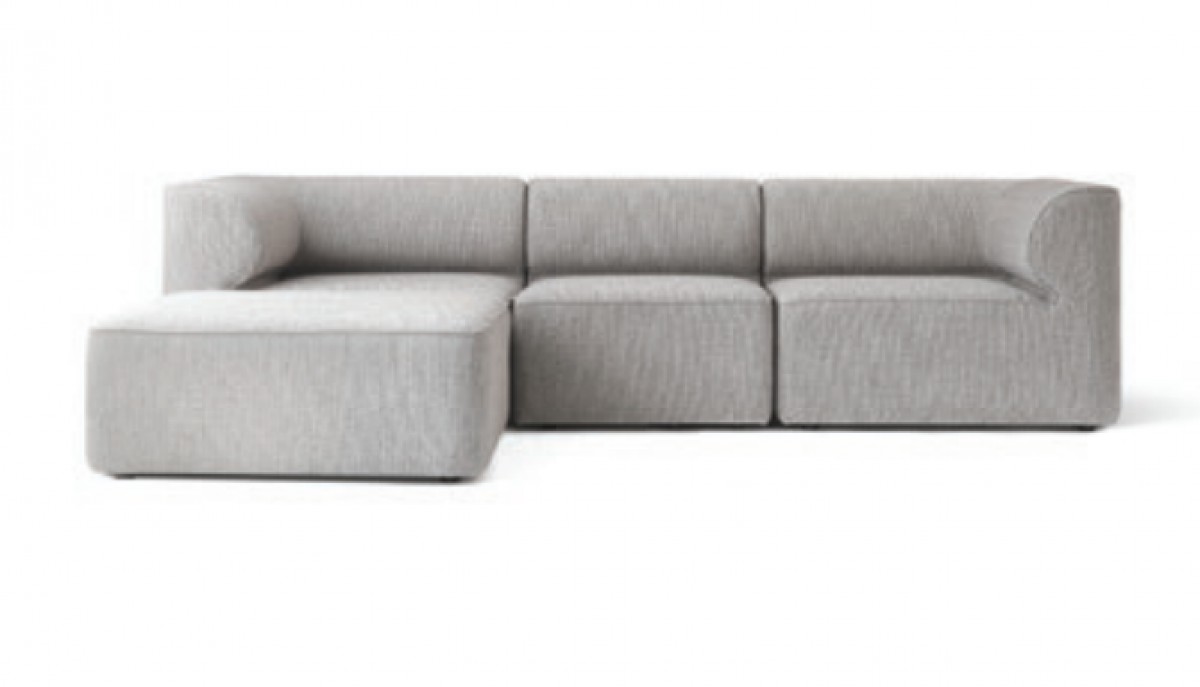 Eave Modular Sofa, 86: Corner Left, Corner Right, Open Section, and Pouf