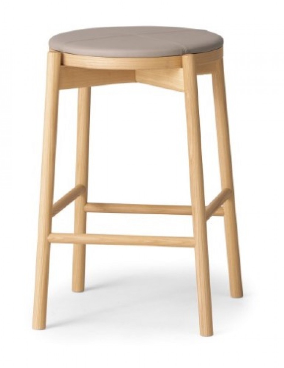 Kotan High Stool (Upholstered Seat)