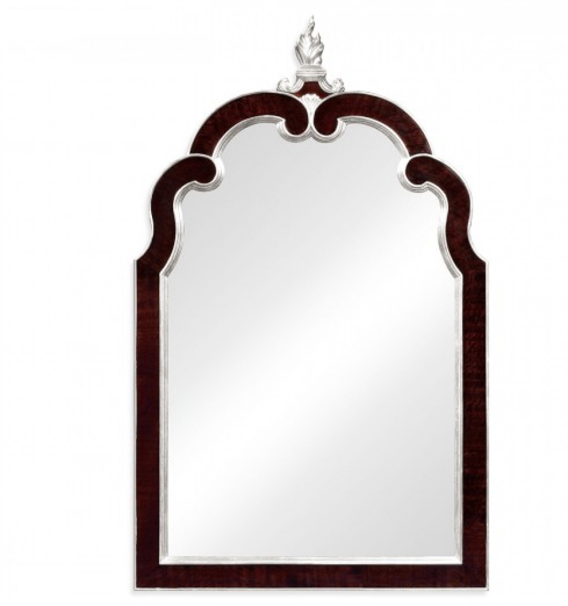 Black Eucalyptus and Silver Hanging Mirror