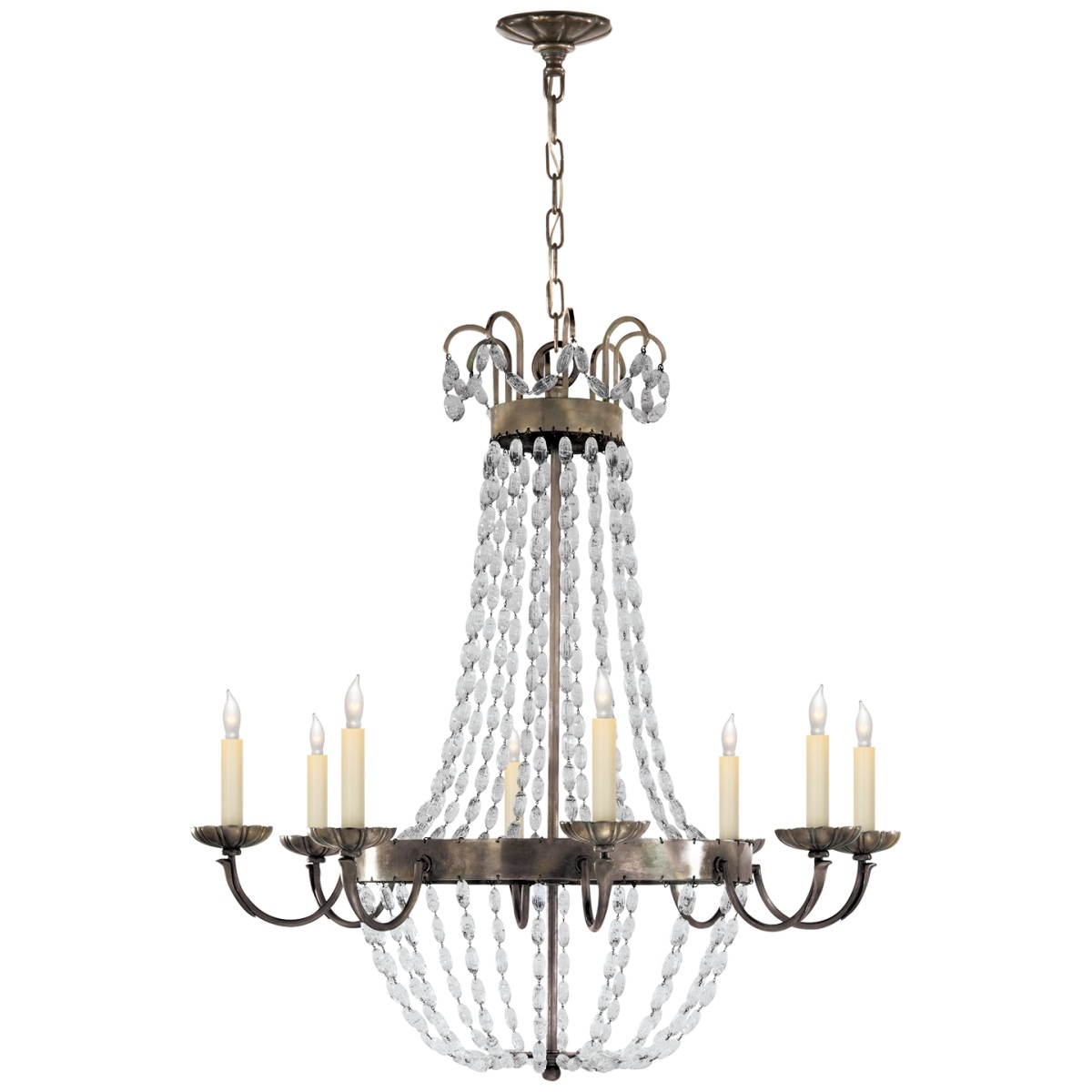 Paris Flea Market Chandelier and Seeded Glass | Highlight image