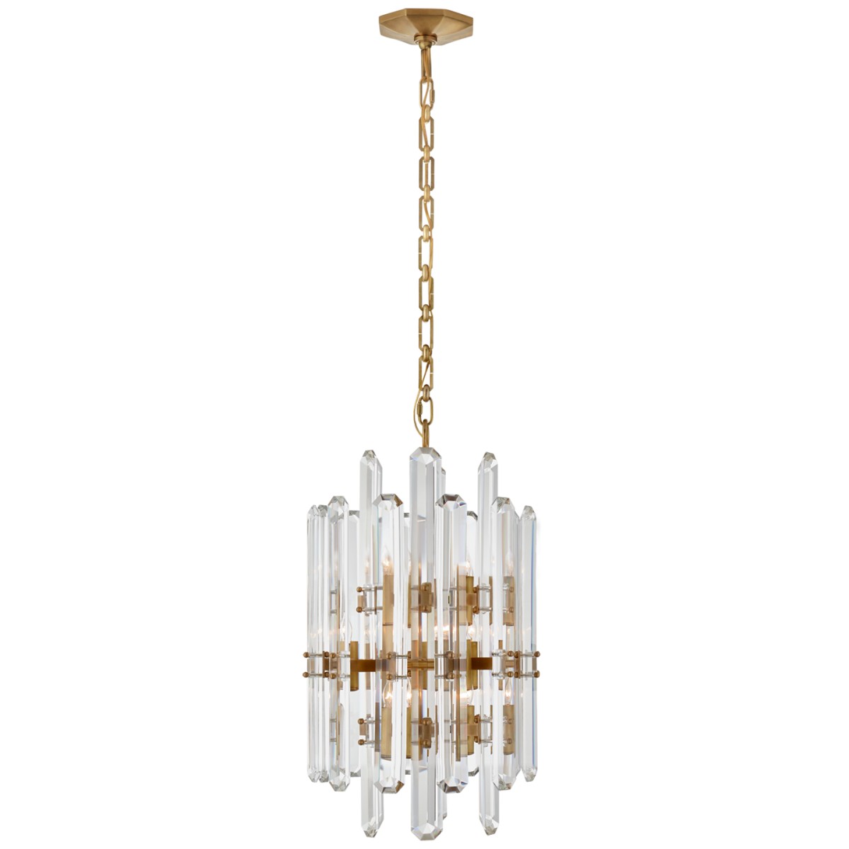 Bonnington Tall Chandelier with Crystal