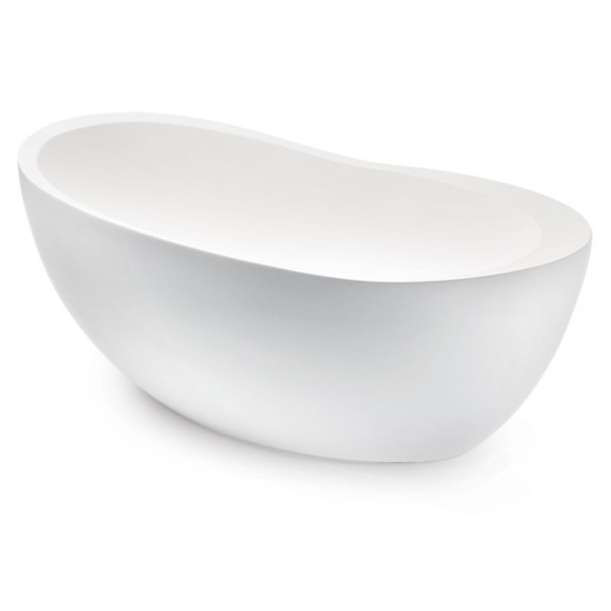 .25 70" x 40" x 29" Freestanding Oval Bathtub