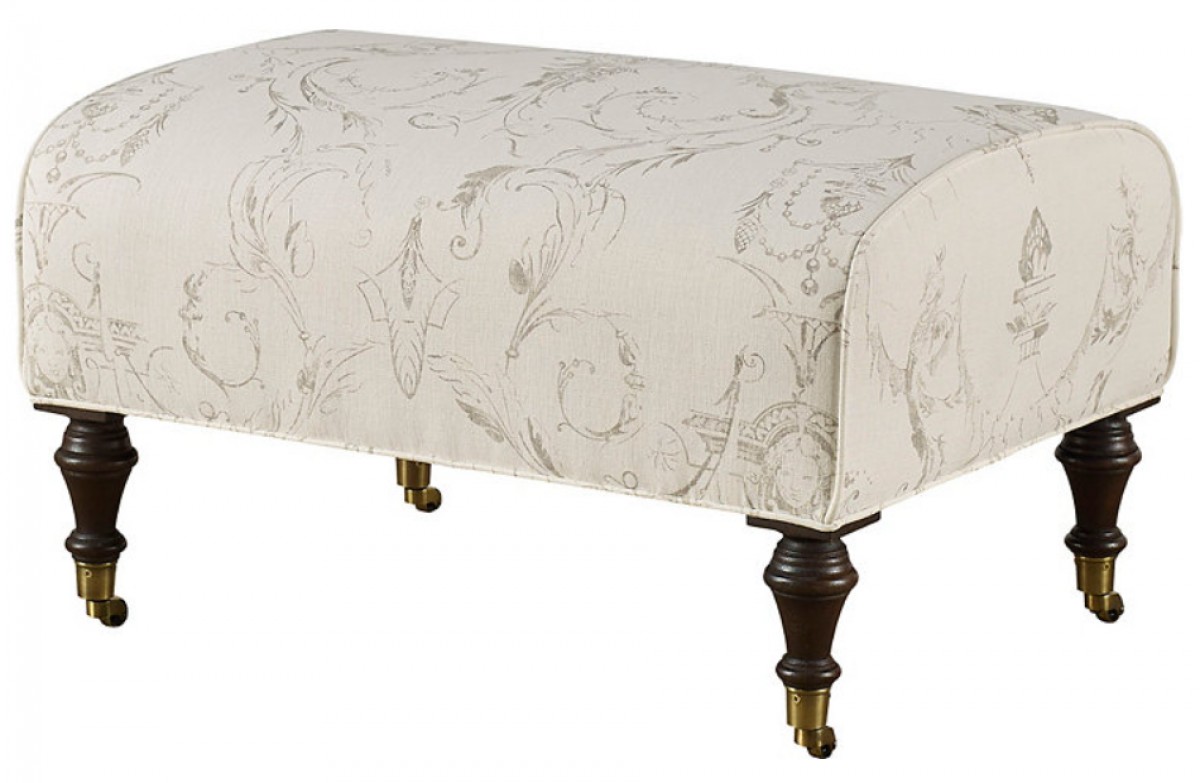 Victorian Upholstered Ottoman | Highlight image