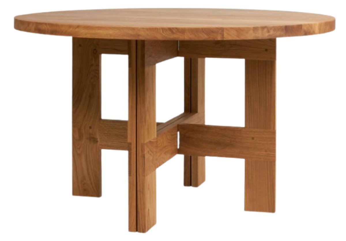 Farmhouse Trestle Table - Round