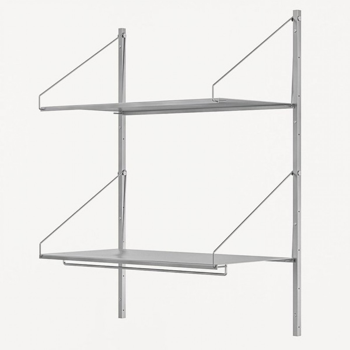 Shelf Library Stainless Steel H1084 - Hanger Section