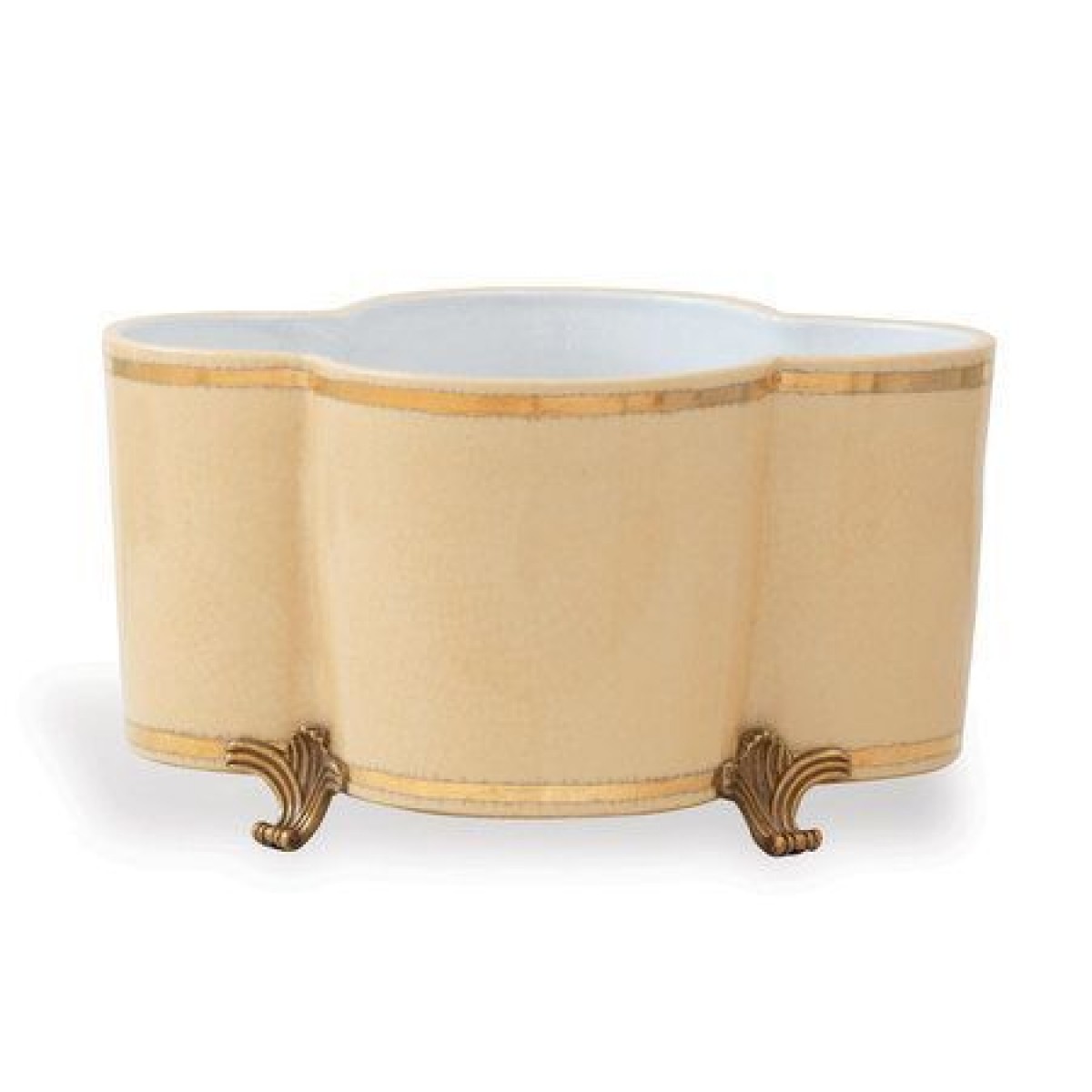 Greenwich Latte Quatrefoil Planter | Highlight image