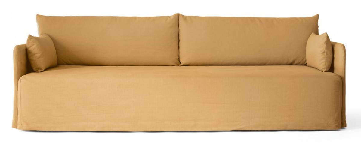 Offset Sofa with Loose Cover, 3 Seater