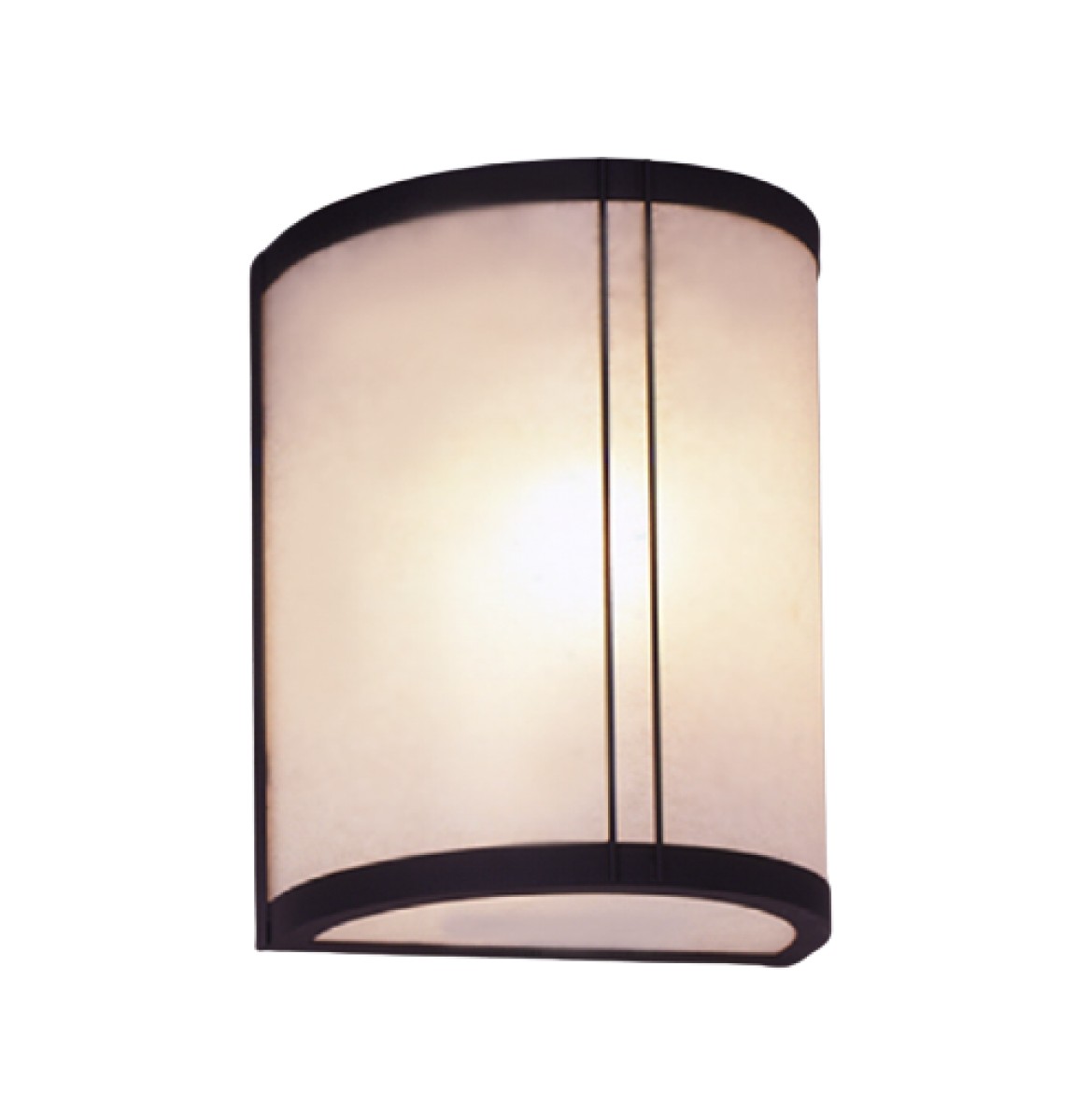 Semi-circular with Bars Wall Lamp