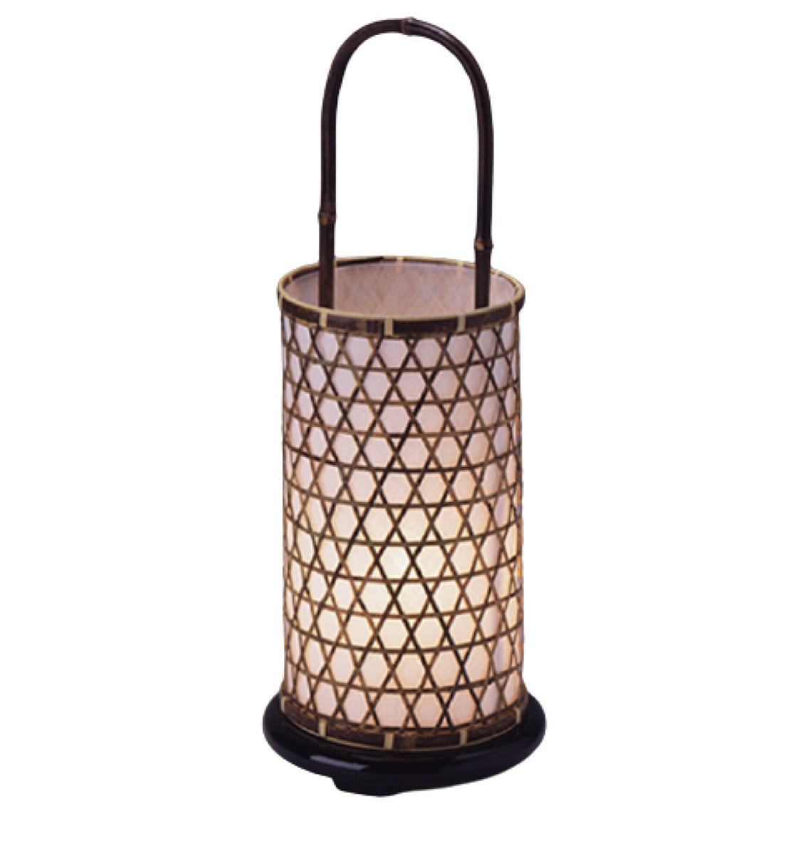 Tiger Bamboo Basket Lantern (Hand-knitted)