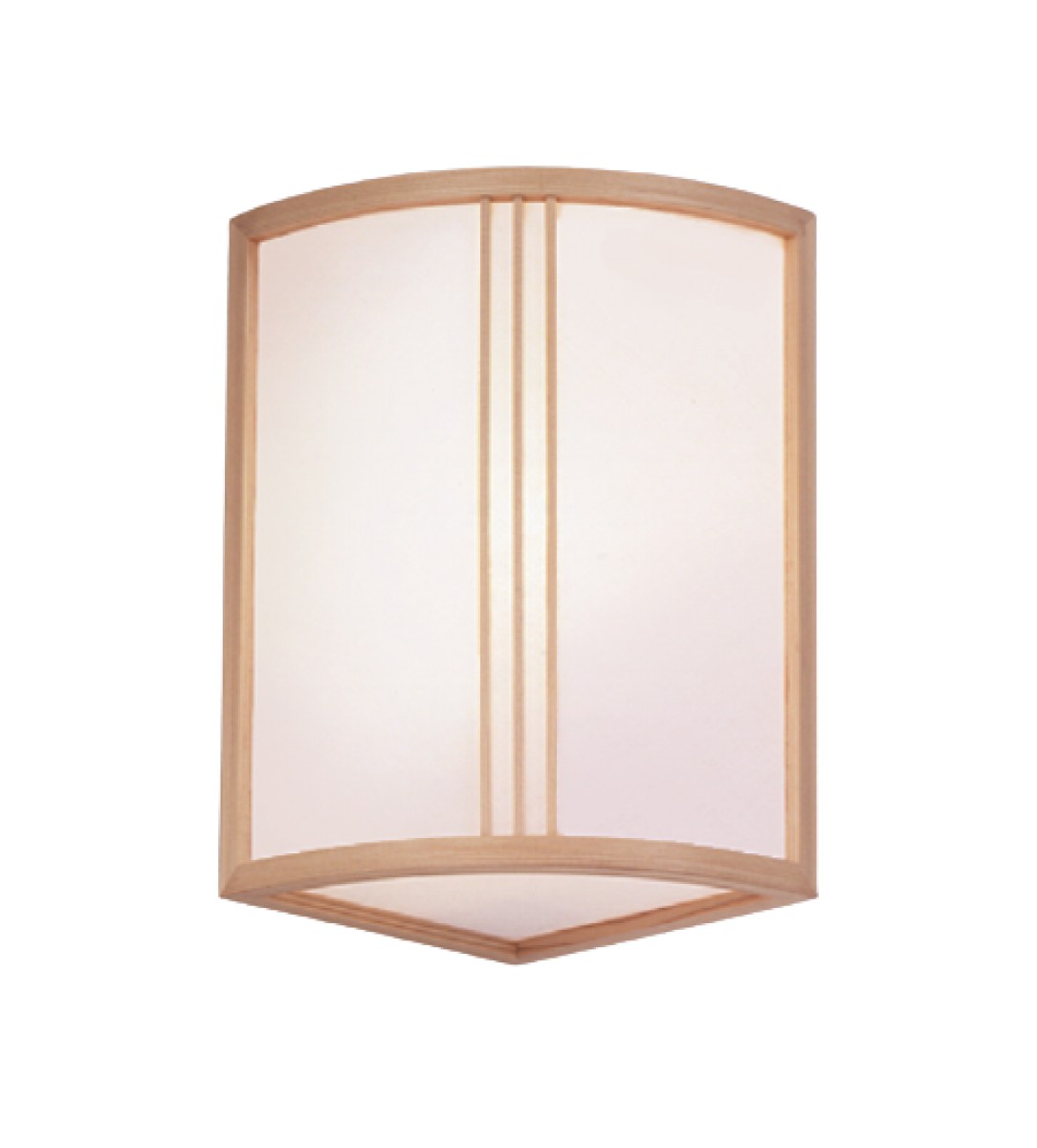 Semi-Circular with Vertical Bars Corner Lamp