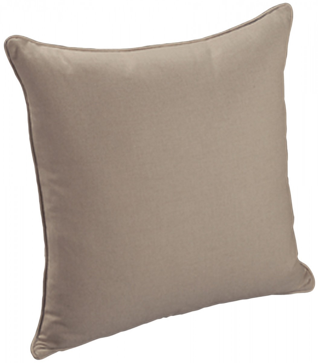 Throw Pillow Knife Edge Square 24"x24", Fiber - Without Welt