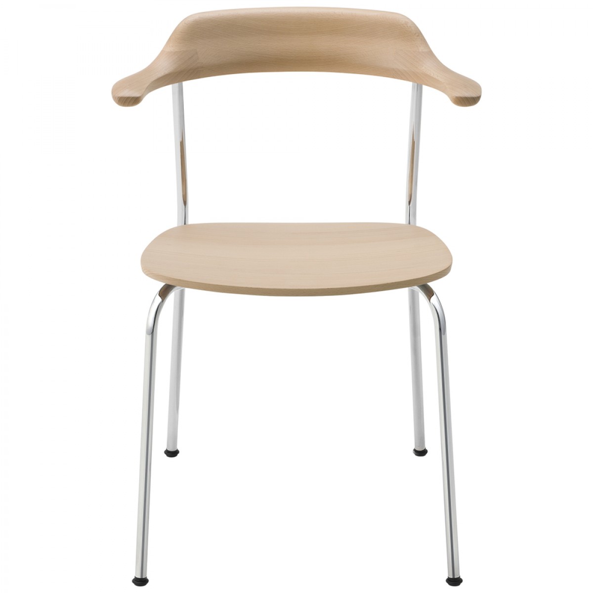 Hiroshima Armchair Stackable (Wooden Seat)