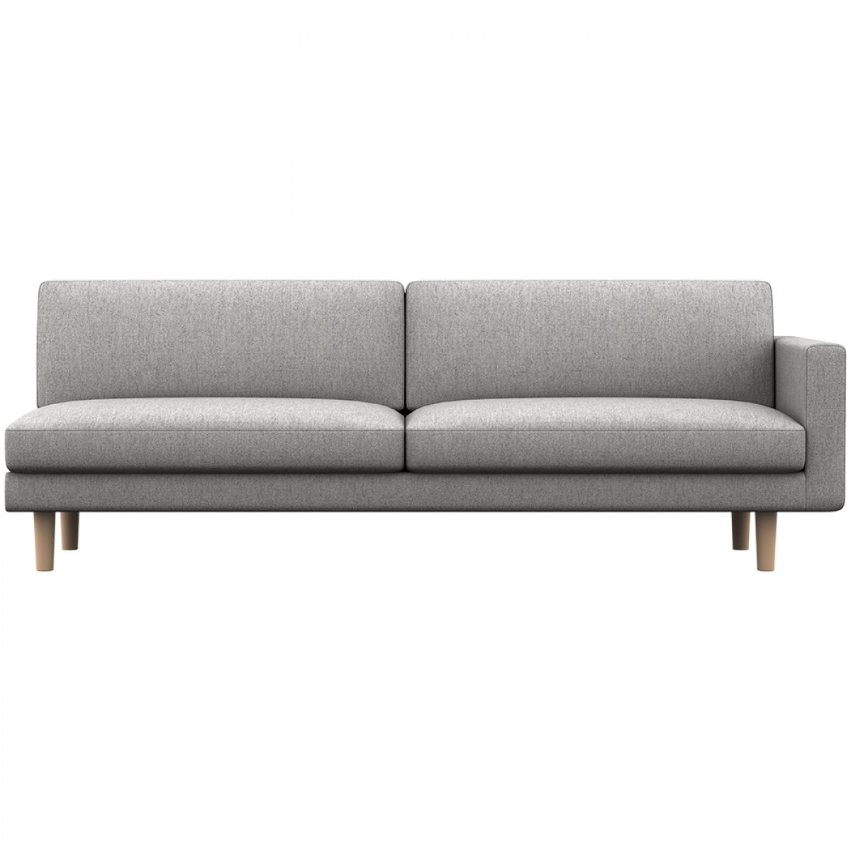 Hiroshima Wide Two Seater Sofa Right (Upholstered Version)