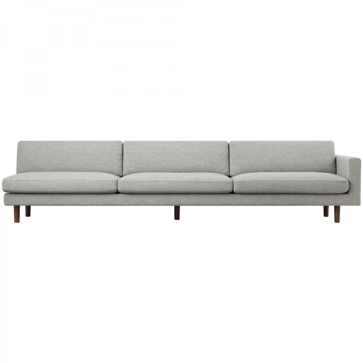 Hiroshima Wide Three Seater Sofa Right (Upholstered Version)