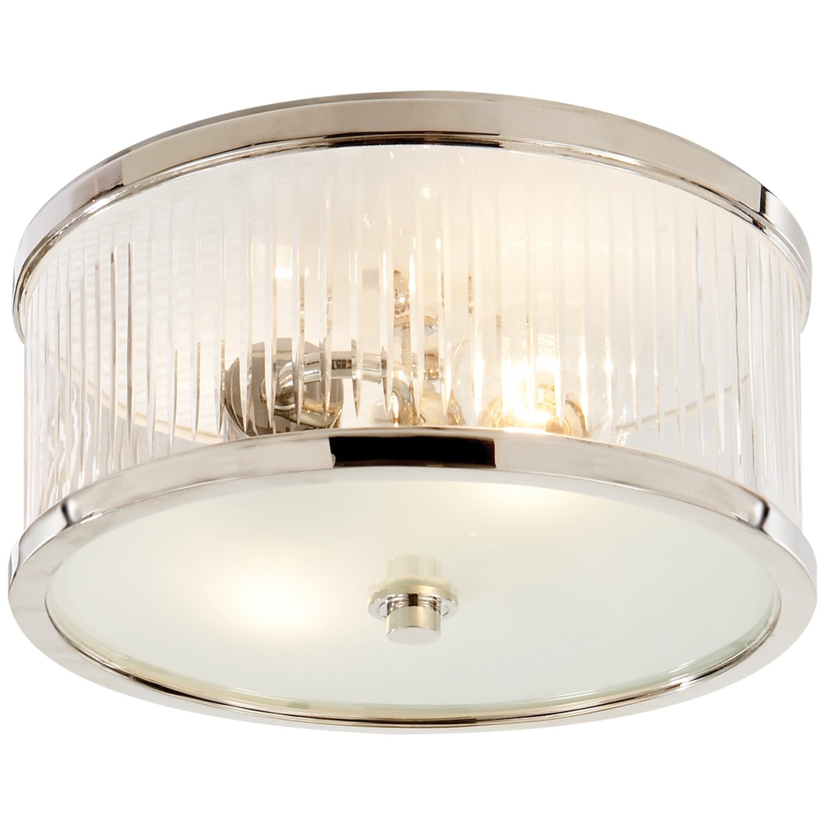 Randolph Small Flush Mount in Frosted Glass Shade | Highlight image