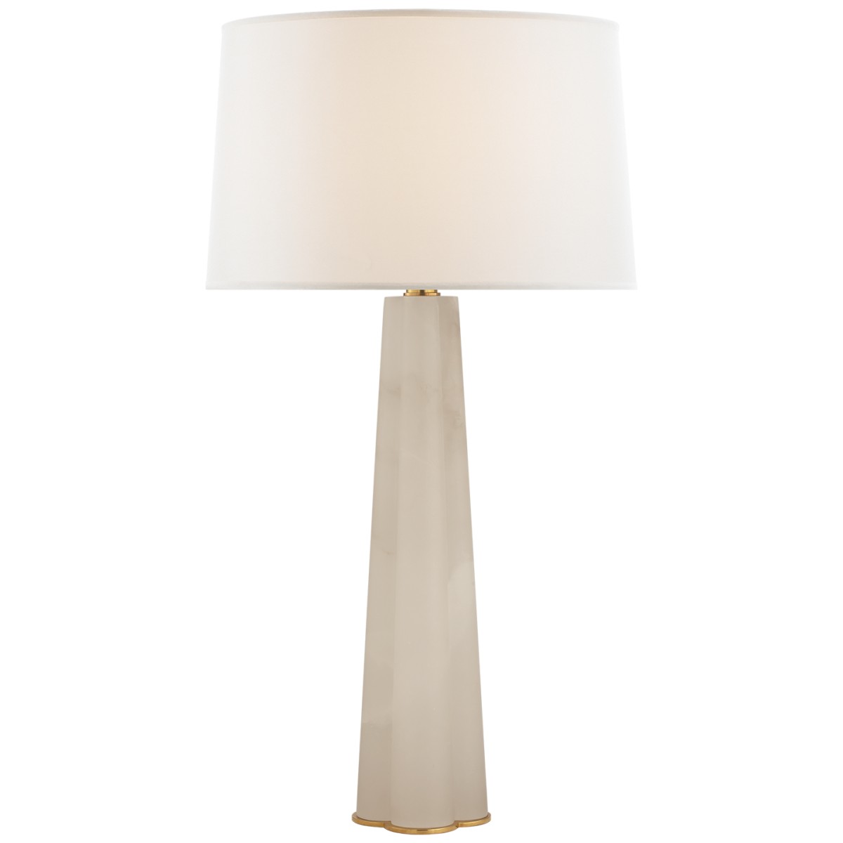 Adeline Large Quatrefoil Table Lamp with Linen Shade