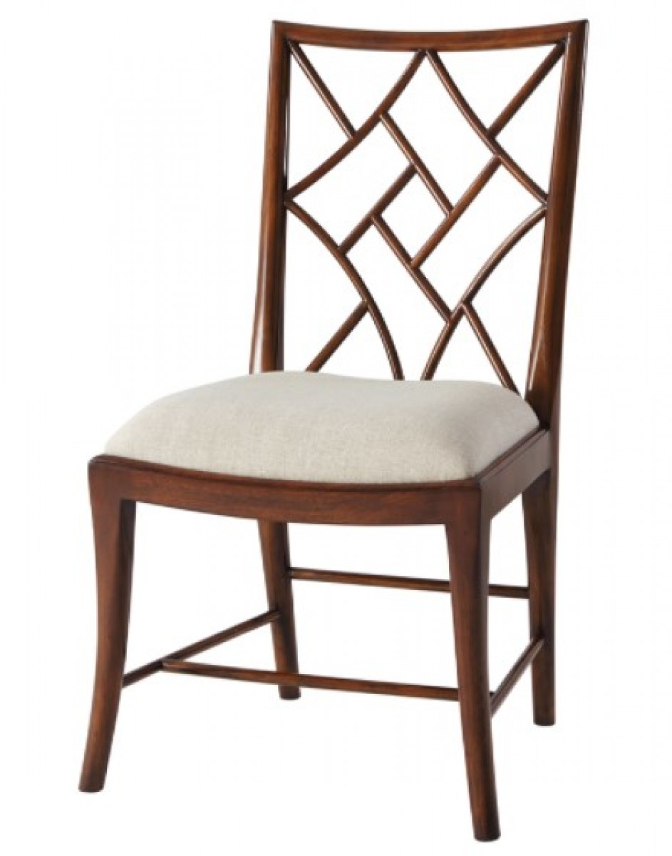 Delicate Trellis Side Chair