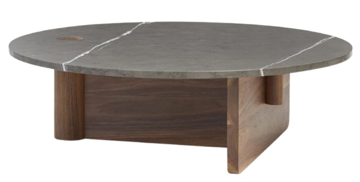 Pivot Round Coffee Table - Marble Top