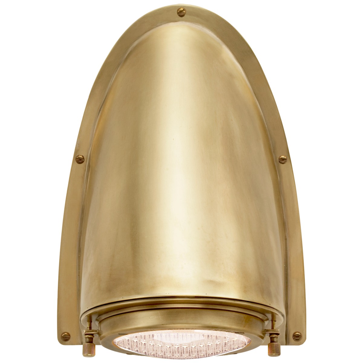 Grant Sconce with Industrial Prismatic Glass