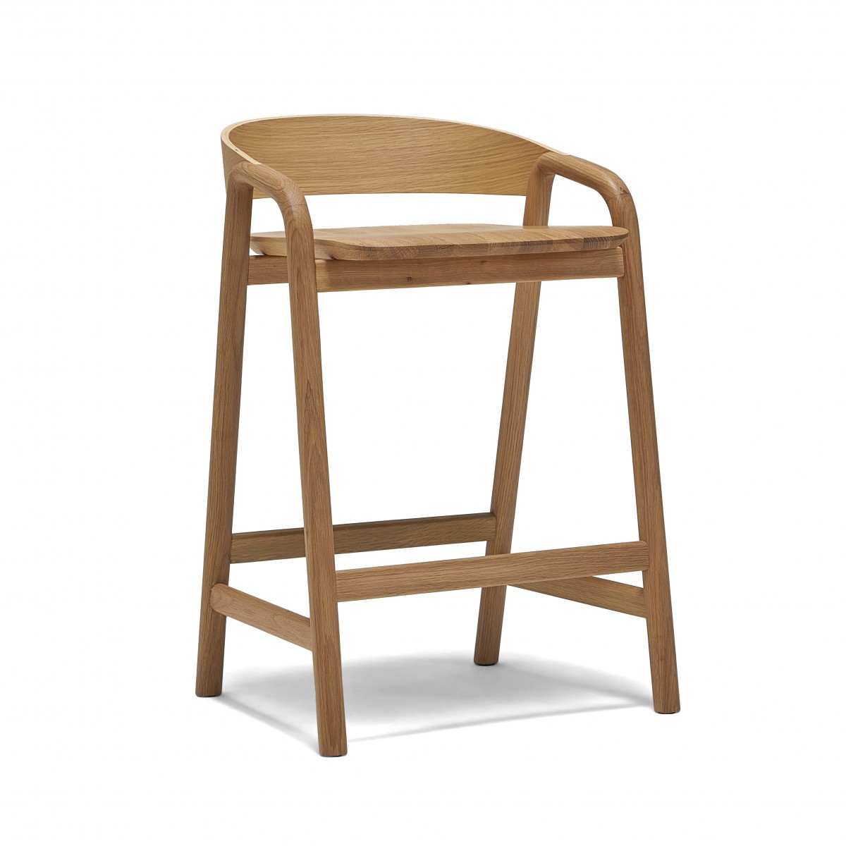 Inlay Counter Chair - Wooden Seat