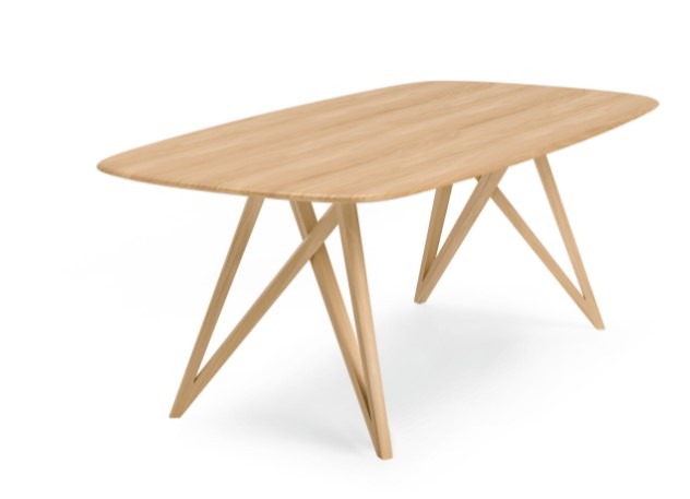 Seito Wood Table (Boat-Shape)