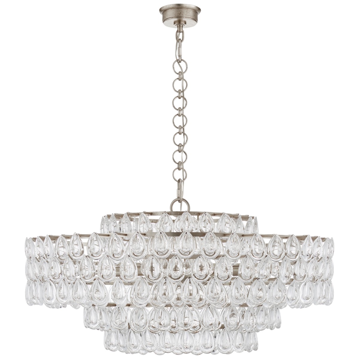 Liscia Large Chandelier with Crystal