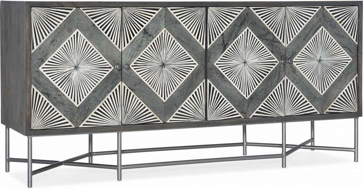 Melange Hawthorne Four Door Credenza